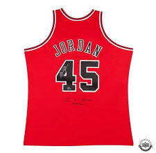 michael jordan signed jersey