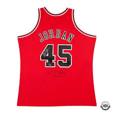 michael jordan signed jersey