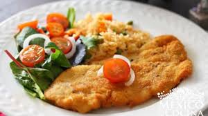 milanesa de pollo